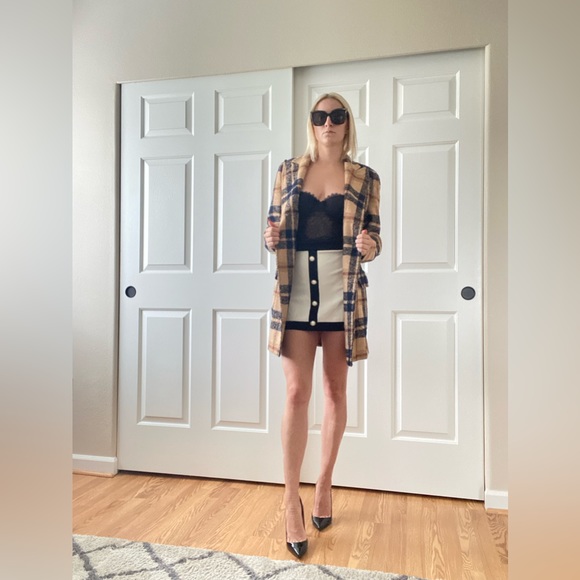 Burberry Style Tweed Takeshy Kurosawa Suit Jacket - Picture 2 of 16